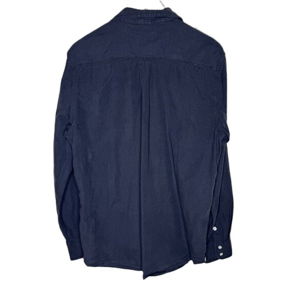 Vans Charcoal Gray Long Sleeve Button-Up Shirt, Casual Shirt, Size Large - Picture 2 of 7